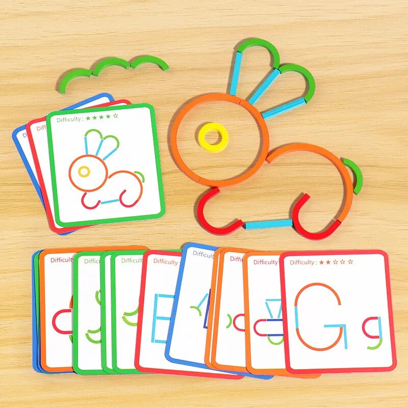 Creatikids: PACCHETTO 120 pezzi (40 FORME DA RIPRODURRE) + 1 SACCHETTO PER RIPORRE IN OMAGGIO