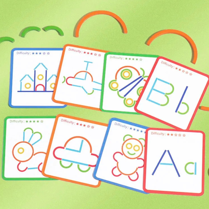 Creatikids: PACCHETTO 120 pezzi (40 FORME DA RIPRODURRE) + 1 SACCHETTO PER RIPORRE IN OMAGGIO