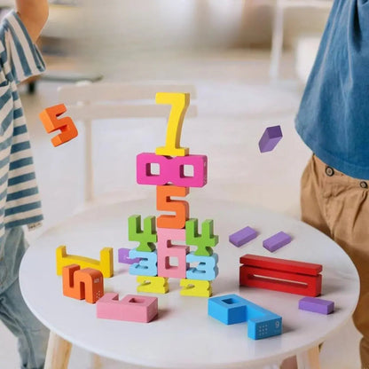 Gioco di apprendimento matematico in legno Montessori