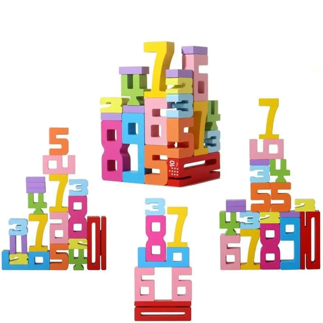 Gioco di apprendimento matematico in legno Montessori